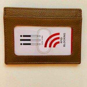 Leather RFID ID and Credit Card Holder